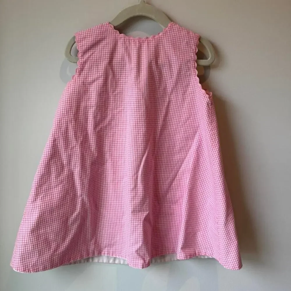 Rosalina baby pink gingham dress